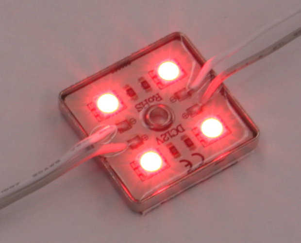 四角形高輝度赤色LEDモジュール