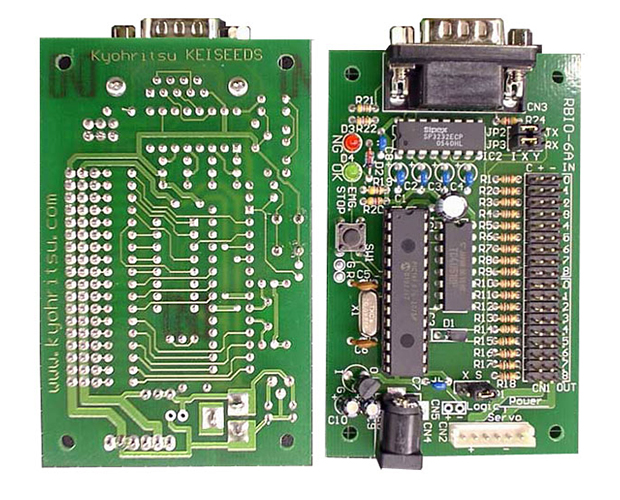 シリアル接続サーボモータコントローラー/RBIO-6A/共立プロダクツ事業