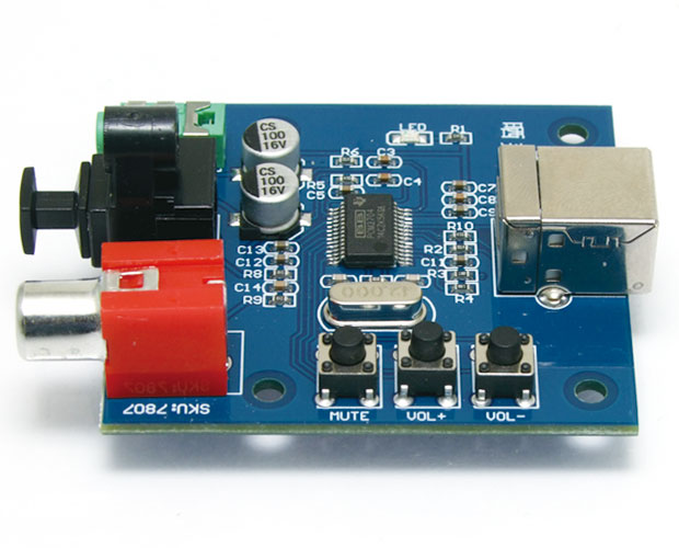 小型USB接続DAC基板/KP-DAC2704OP