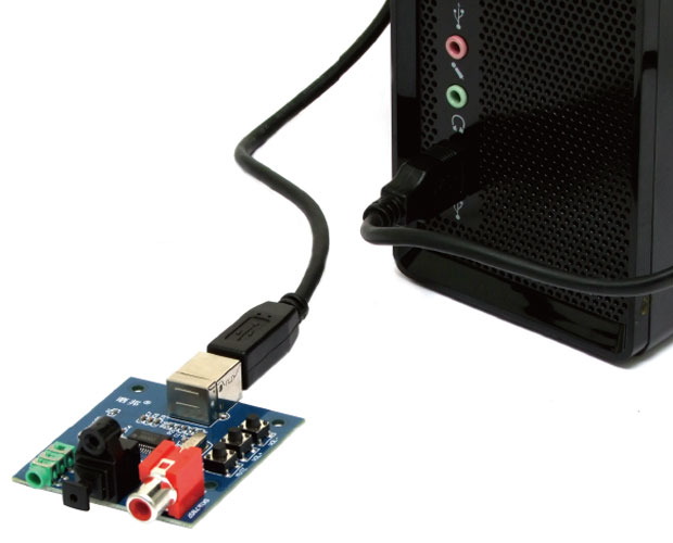 小型USB接続DAC基板/KP-DAC2704OP