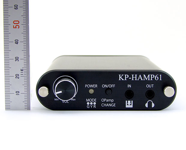 オペアンプ切り替え可能 ポータブルヘッドフォンアンプ/KP-HAMP61