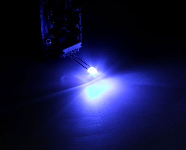 2色発光LED(レッド / ブルー) 5本＆抵抗セット/KP-OSRBP25