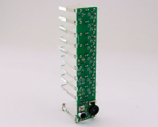 チップ部品使用 音感知LED10点タワー/KP-SHE001