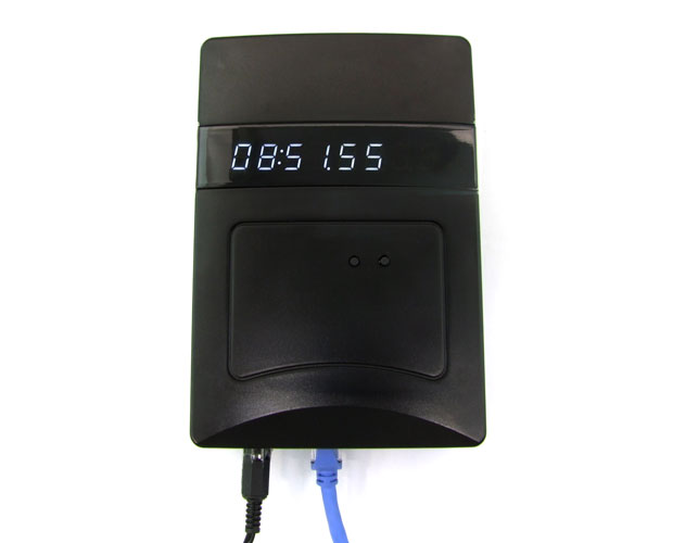 電波時計信号送信機能付き時計(黒)/P18-NTPLRBK
