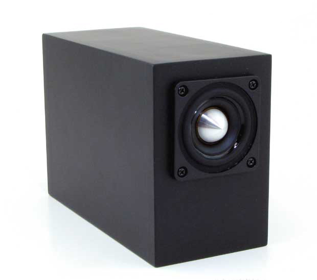 5cm・迷你・低音反射・音響系統(完成版・2台・黑色塗裝)